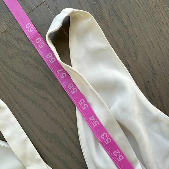 Reformation Arianwen Satin Gown Dress Wedding Bridal Fior Di Latte Sz 0 w/ tags - Picture 12 of 12